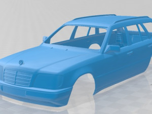 mercedes benz e class wagon 1993 printable body car Modelo de impresión 3D