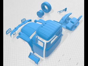zil 131 1966 printable truck 3D Print Model