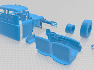 zil 131 1966 printable truck Modello di stampa 3D