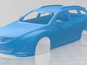 mazda 6 wagon 2011 carroceria imprim&iacute;vel Modelo de Impressão 3D