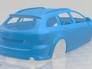 mazda 6 wagon 2011 printable body car 3D Принт Модель