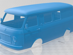 fiat 238 bus 1968 printable body van 3D Print Model