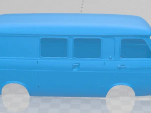 fiat 238 bus 1968 printable body van 3D Print Model