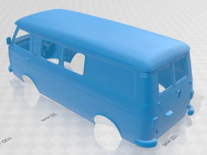 fiat 238 bus 1968 printable body van 3D Print Model