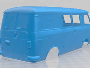 fiat 238 bus 1968 printable body van Modelo de Impressão 3D