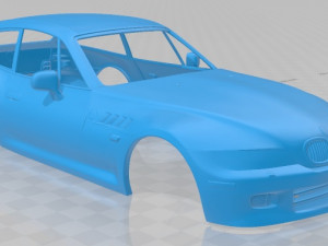 z3 coupe e368 1999 printable body car 3D Baskı Modeli