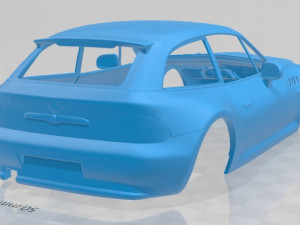 z3 coupe e368 1999 printable body car 3D Baskı Modeli