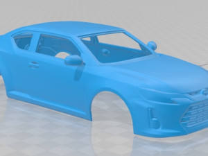 scion tc 2014 printable body car 3D Baskı Modeli