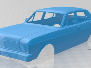falcon 1968 printable body car 3D Print Model