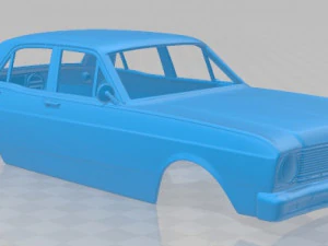 falcon 1968 printable body car 3D Print Model