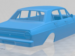 falcon 1968 printable body car 3D Baskı Modeli
