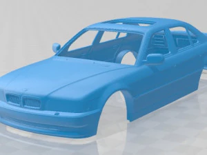 coche de carrocer&iacute;a imprimible serie 7 1998 Modelo de impresión 3D