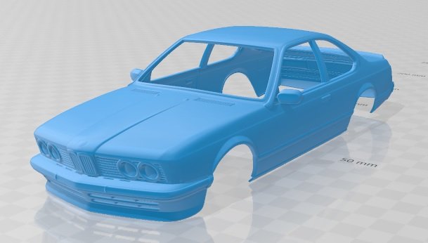 series 6 e24 1978 printable body car Modèles 3D en vedette .c4d .max .obj .3ds .fbx .stl .blend 