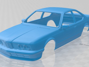 series 6 e24 1978 printable body car Model Cetak 3D