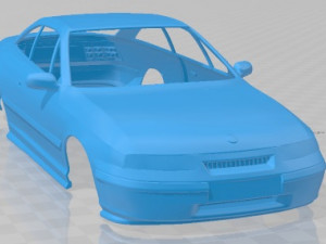 Opel calibra 1990 printable body car 3D Print Model