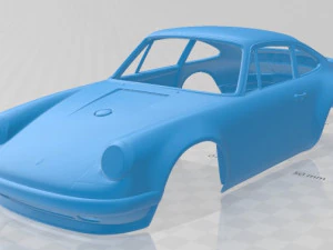bodi mobil porsche 911 klasik yang dapat dicetak Model Cetak 3D