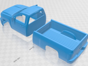 silverado hd regular cab long bed 2011 printable body car Modèles 3D en vedette