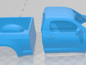 toyota tundra regular cab 2011 printable body car 3D Print Model