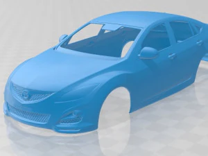 mazda 6 sedan 2011 printable body car 3D Print Model