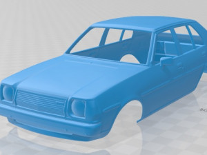 mazda 323 familia 1978 printable body car Modelo de Impressão 3D