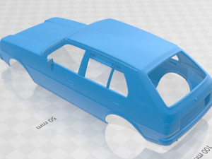 mazda 323 familia 1978 printable body car 3D प्रिंट मॉडल