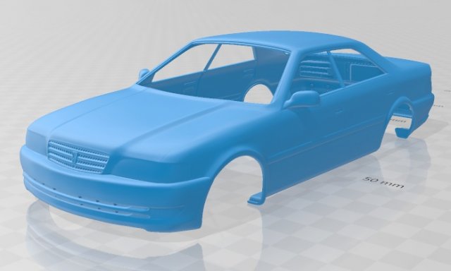 toyota chaser 1998 printable body car 3Dプリントモデル .c4d .max .obj .3ds .fbx .stl .blend 