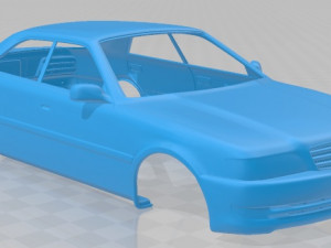 toyota chaser 1998 printable body car 3Dプリントモデル