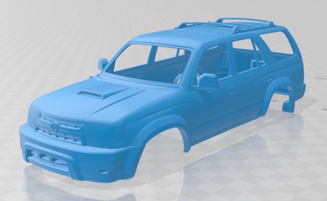 Toyota 4runner 1999 printable body car 3D Принт Модель .c4d .max .obj .3ds .fbx .stl .blend 