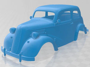 anglia e494a 2 door saloon 1949 printable body car 3D Print Model