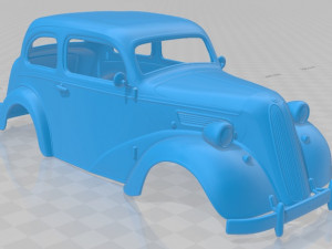 anglia e494a 2 door saloon 1949 printable body car 3D प्रिंट मॉडल