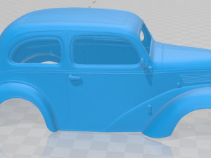 anglia e494a 2 door saloon 1949 printable body car 3D प्रिंट मॉडल