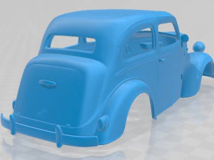 anglia e494a 2 door saloon 1949 printable body car 3D Print Model