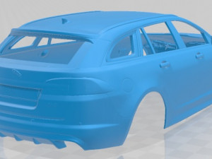 jaguar xfr-s sportbrake 2015 printable body car Modèles 3D en vedette