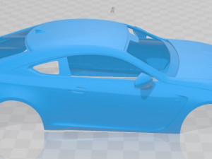 lexus rc f 2015 printable body car 3Dプリントモデル