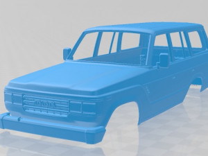 toyota land cruiser j60 us 1987 printable body car 3Dプリントモデル