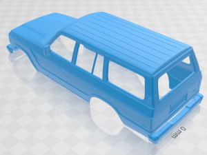 toyota land cruiser j60 us 1987 printable body car Modelo de Impressão 3D