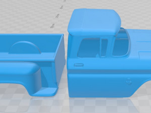 c10 k10 1963 printable body car 3D Print Model