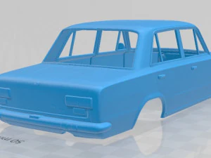 fiat 124 1966 printable body car 3D Print Model
