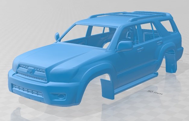 toyota 4runner 2005 printable body car 3D Print Model .c4d .max .obj .3ds .fbx .stl .blend 