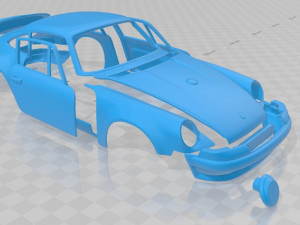 porsche 911 classic printable car Modello di stampa 3D