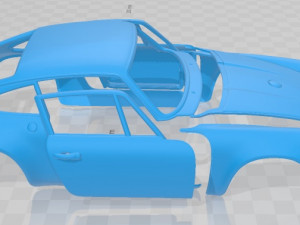 porsche 911 classic printable car Modello di stampa 3D