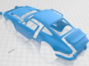 porsche 911 classic printable car Modello di stampa 3D