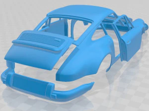 porsche 911 classic printable car 3D Print Model