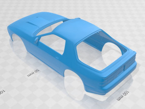 mazda rx-7 mk2 fc coupe 1985 printable body car Modello di stampa 3D
