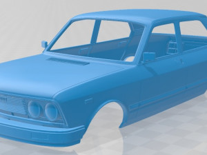 fiat 132 1977 printable body car 3D-printmodel