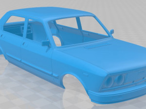fiat 132 1977 printable body car 3D प्रिंट मॉडल
