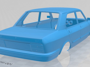 fiat 132 1977 printable body car 3D प्रिंट मॉडल