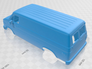 vandura 1983 printable body van Modèles 3D en vedette