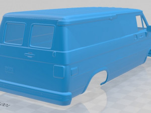 vandura 1983 printable body van Modèles 3D en vedette