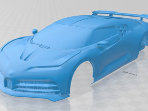 bugatti centodieci 2020 printable body car 3D Print Model